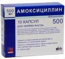 Suspenzija amoksicilina za zdravljenje navodil in aplikacij za otroke