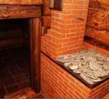 Kopalna pečica iz opeke in kovine z lastnimi rokami, foto
