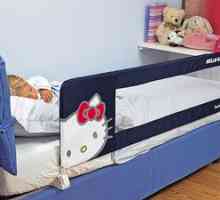 Ovire za otroško posteljo pred padcem, prednosti in slabosti