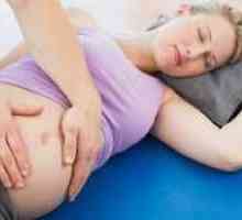 Leva stran med nosečnostjo boli
