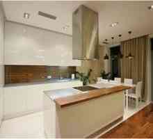 Kuhinja design 16 m2 v modernem stilu