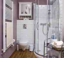 Oblikovanje kopalnic s tuš kabini: modeli in fotografije