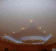 Fotografija stropov mavčnih plošč v dvorani