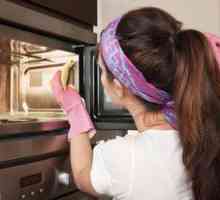 Kako očistiti in sprati mikrovalovno pečico v masti in umazaniji