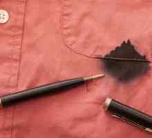 Kako pravilno odstraniti madeže iz kemičnega svinčnika s črnilom?