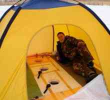Kako narediti šotor za zimski ribolov z lastnimi rokami