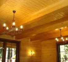 Kako narediti strop v leseni hiši z lastnimi rokami?