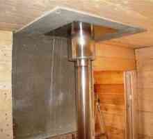 Kako narediti dimnik v kadi skozi strop?