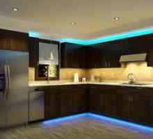 Kako namestiti LED razsvetljavo v kuhinji