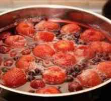 Kako kuhati kompot zamrznjenih jagod ali sadja