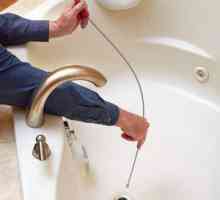 Kako odstraniti zamašitev v kopalnici - načine za rešitev problema