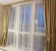 Kratke zavese na okensko polico v spalnici in drugih prostorih