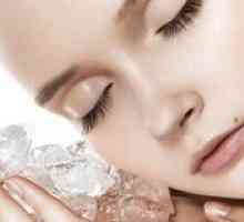 Kozmetični led - recepti za odstranjevanje gub na obrazu