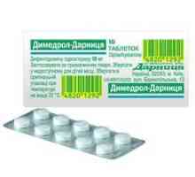 Zdravilo Dimedrol v obliki tablet