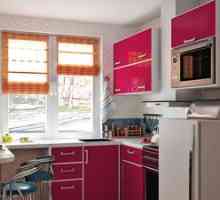 Kuhinje v majhnih kotih z oknom: fotografije in oblikovne funkcije