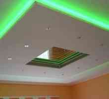 Namestitev in montaža LED traku na strop