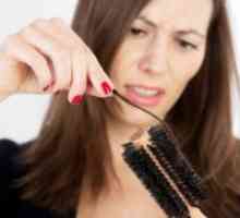 Stopnja izgube las na dan pri ženskah
