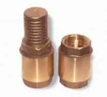Kontrolni ventil za vodno črpalko: tipi in montaža