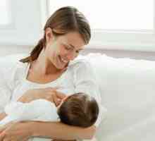Oblikovanje gazik pri novorojenčku med dojenjem