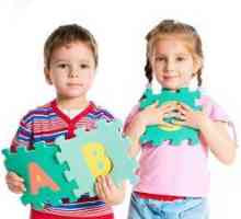 Značilnosti študija abecede in številk otrok 3-4 let