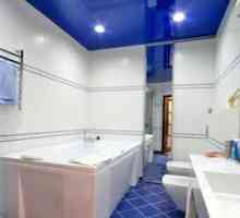 Prednosti in slabosti stropnih stropov v različnih kopalnicah