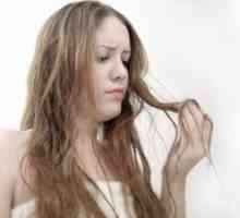 Vzroki in zdravljenje razpadne izpadanje las