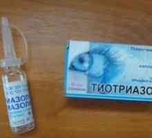 Uporaba kapljic za oko tiotriazolin