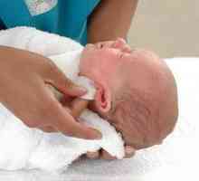 Znaki otitisa pri novorojenčku
