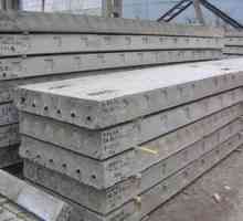 Mere in cena armiranih betonskih plošč