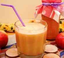 Recept za nabiranje jabolčnega soka skozi sokovnik za zimo