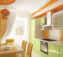 Kombinacija barv v notranjosti kuhinje