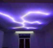 LED dekoracija raztegne strop