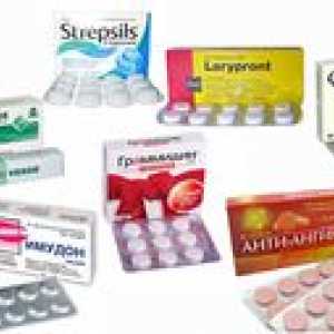Antibiotiki iz bolečin v grlu: lokalna zdravila, absorpcijske tablete