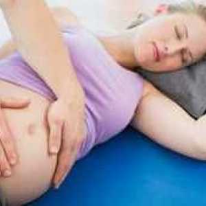 Leva stran med nosečnostjo boli