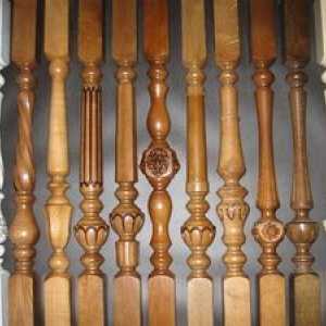 Fotografija lesenega stopnišča: cena balustrov iz lesa