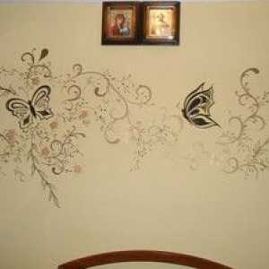 Fotografije in priporočila za dekoriranje sten z lastnimi rokami