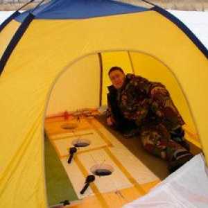 Kako narediti šotor za zimski ribolov z lastnimi rokami