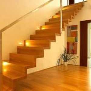 Kako narediti osvetlitev stopnic stopnic v hiši
