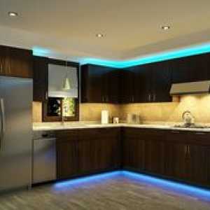Kako namestiti LED razsvetljavo v kuhinji