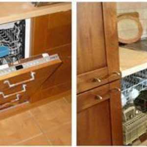 Kako namestiti pomivalni stroj v kuhinji