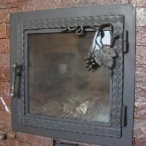 Kaminska vrata s steklom - originalni kamin