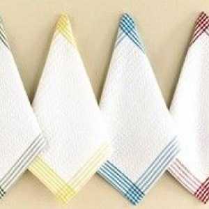 Kuhinjske brisače in kako jih pobarvati doma