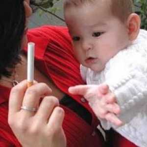 Kajenje med dojenjem: škoda in posledice