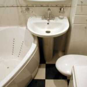 Majhna kopalnica v Hruščovki: popravilo s fotografijo