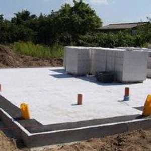 Zanesljiva podlaga za hišo iz gaziranega betona