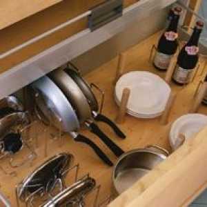 Polnjenje kuhinjskih omar: notranja kuhinja