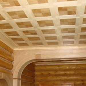 Zaključite strop v leseni hiši z lastnimi rokami