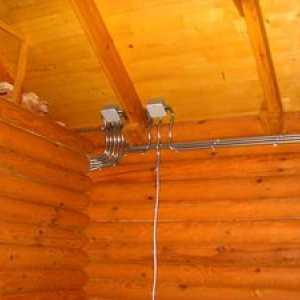 Pravila za vgradnjo električarjev v leseno hišo