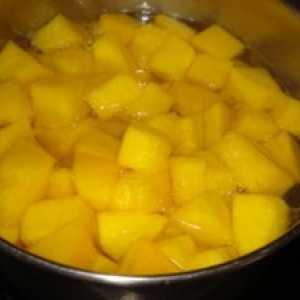 Recept za kompot buče za zimo kot ananas