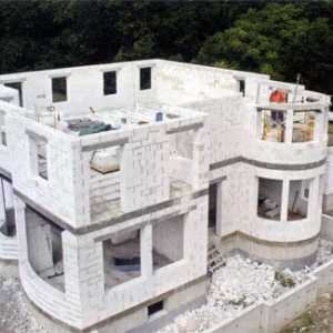 Gradnja hiše iz gaziranega betona